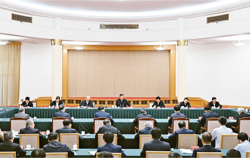 　2024年5月23日下午，中共中央總書記、國家主席、中央軍委主席習(xí)近平在山東省濟南市主持召開企業(yè)和專家座談會并發(fā)表重要講話。 新華社記者 謝環(huán)馳/攝